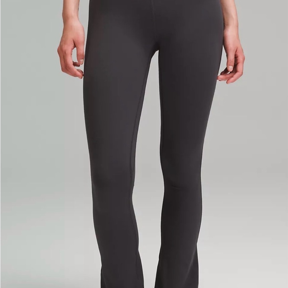 lululemon Align™ Groove Nulu High-Rise Flared Leggings Regular Dark Grey - Picture 4 of 6